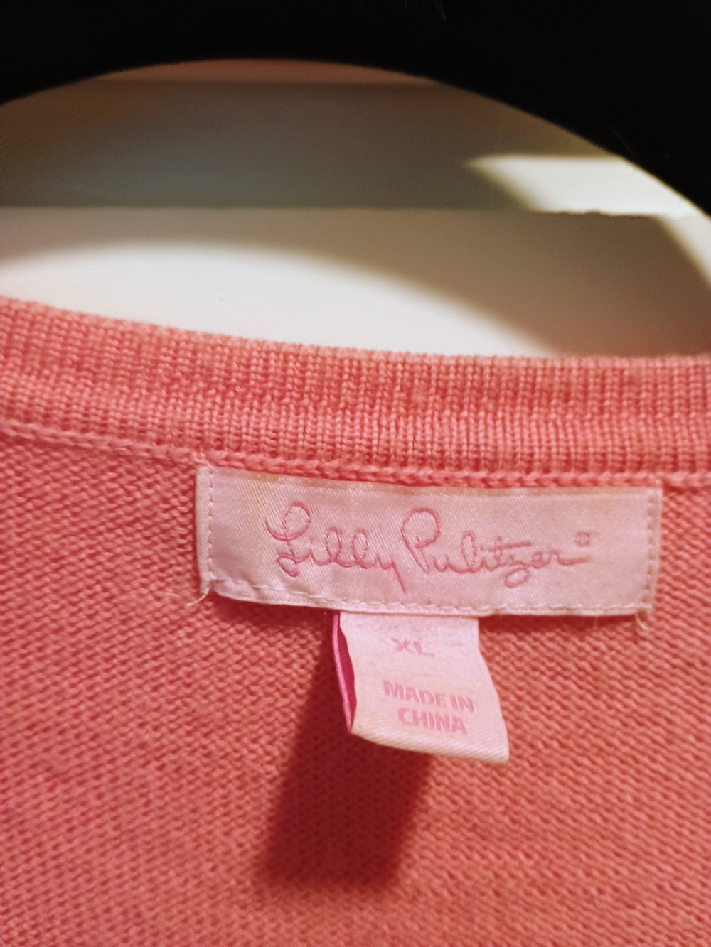 Lilly Pulitzer Pink Button-Front Cardigan - Picture 4 of 5